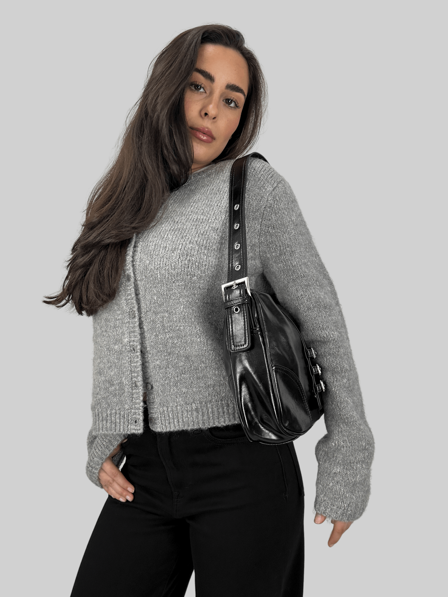 Brooklyn Slouch Buckle Bag - Vamp Official