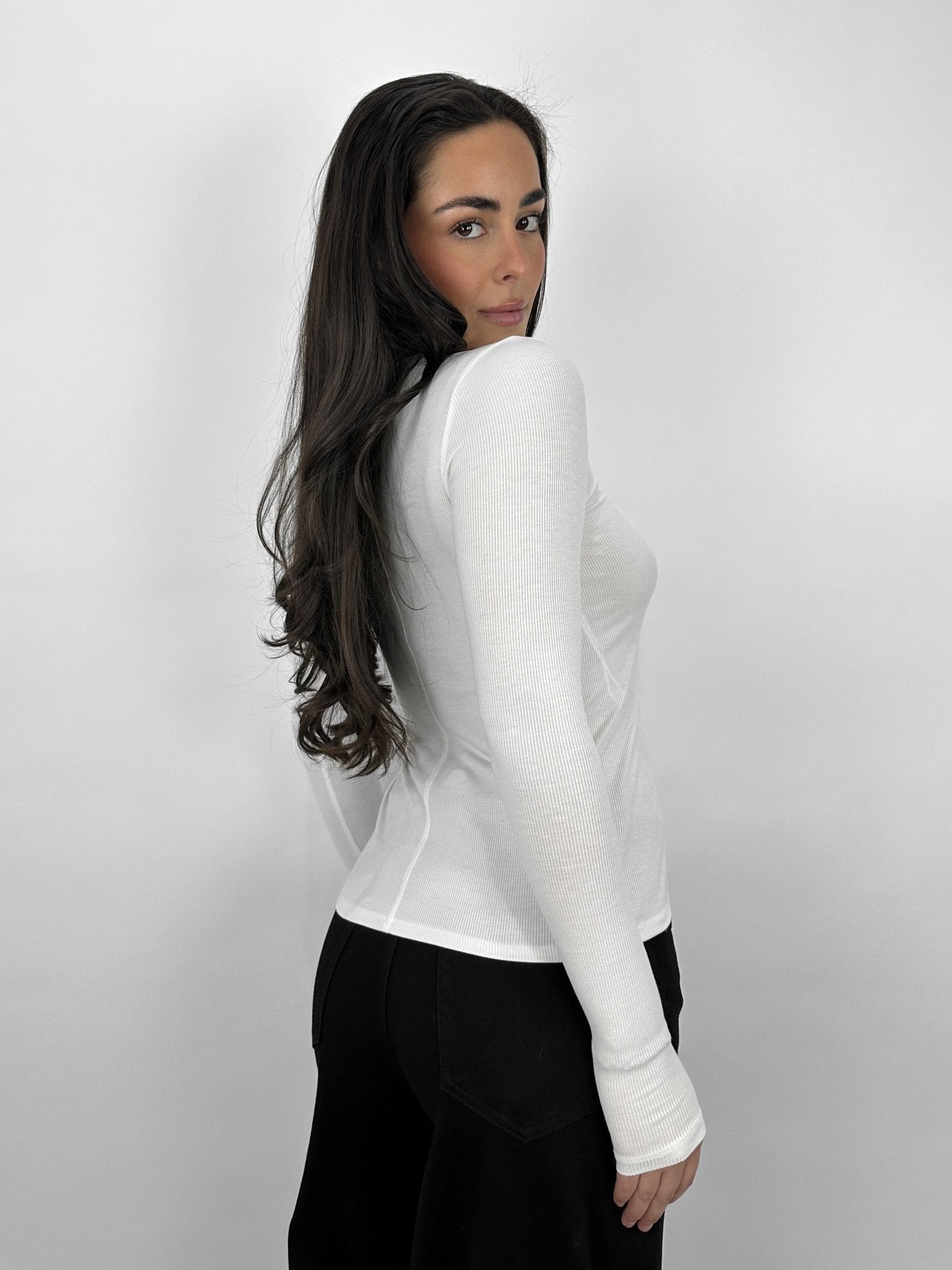 Button Down Crew Neck Long Sleeve - Vamp Official