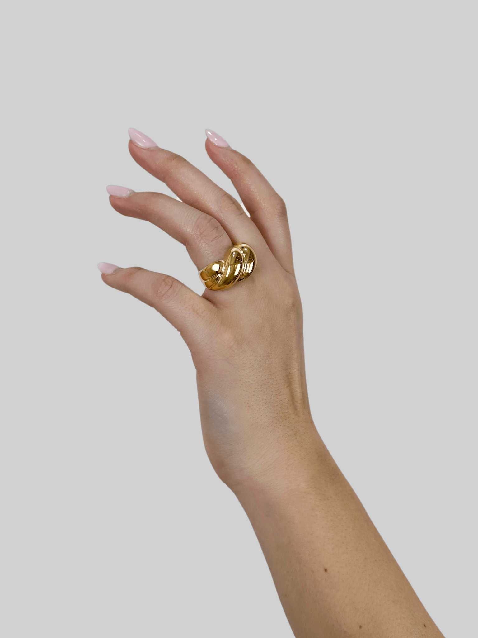 Chunky Twisted Dome Ring - Vamp Official