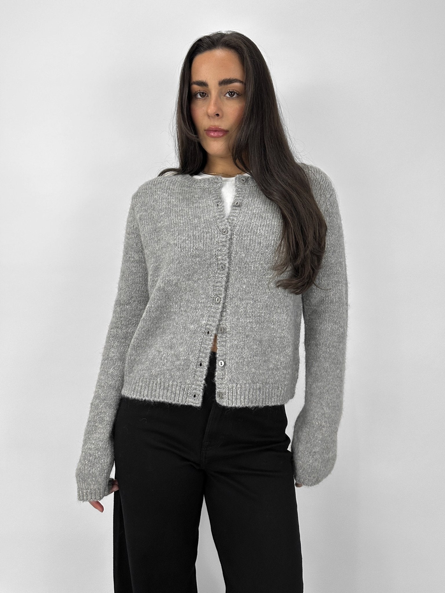 Classic Crew Knit Cardigan - Vamp Official