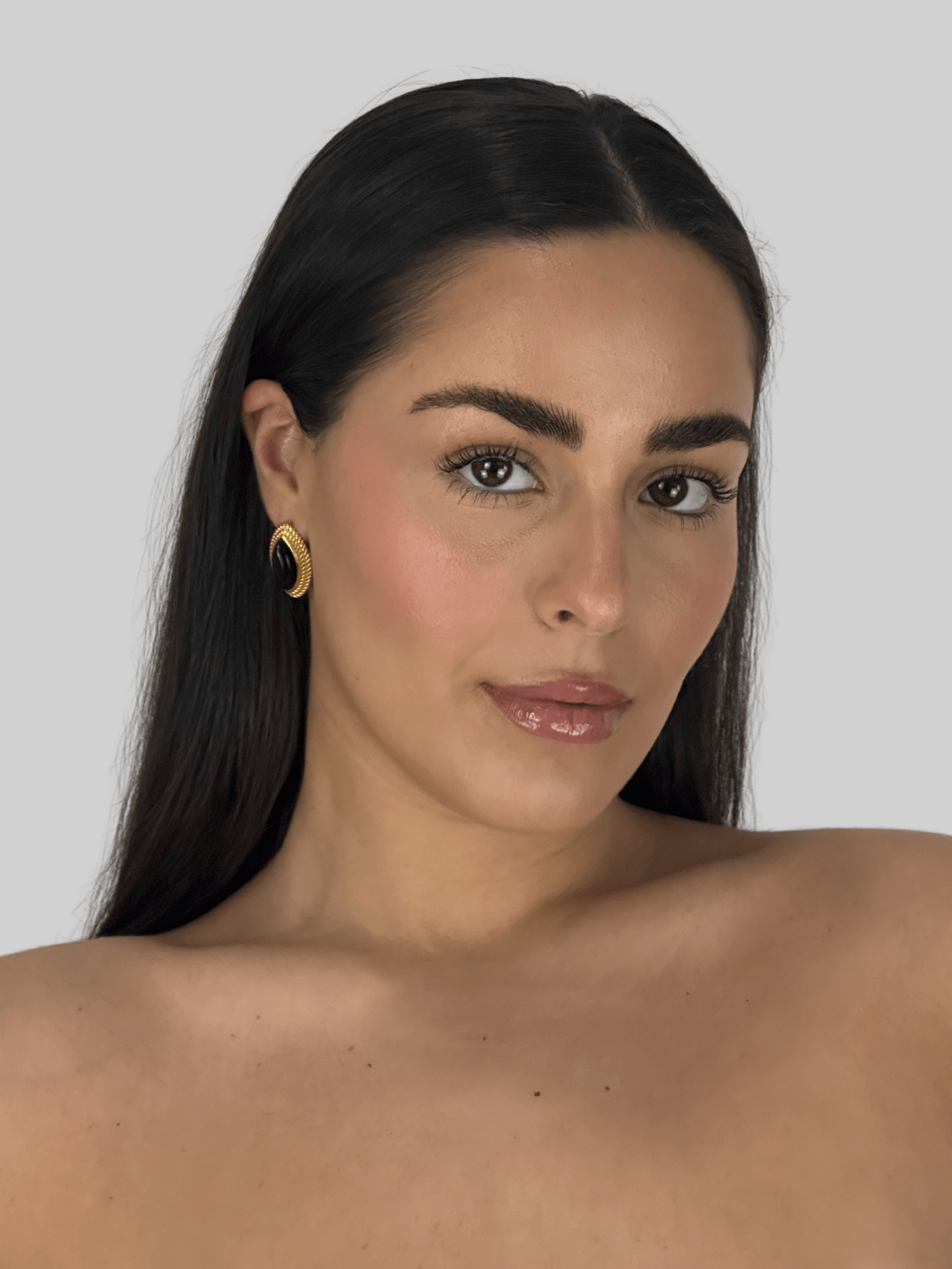 Diamond Shaped Gem Earring - Vamp Official