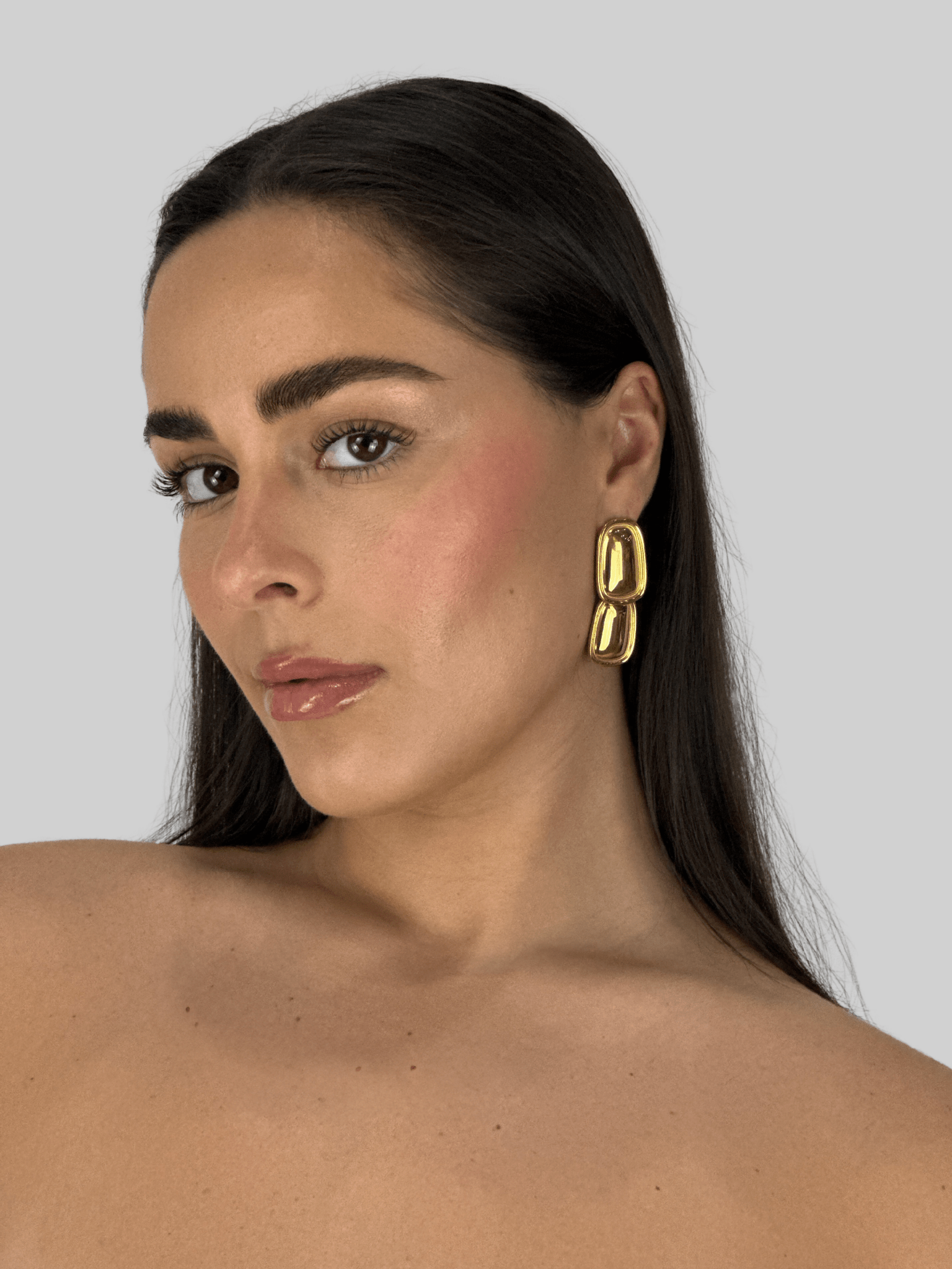 Double Plate Drop Earrings - Vamp Official