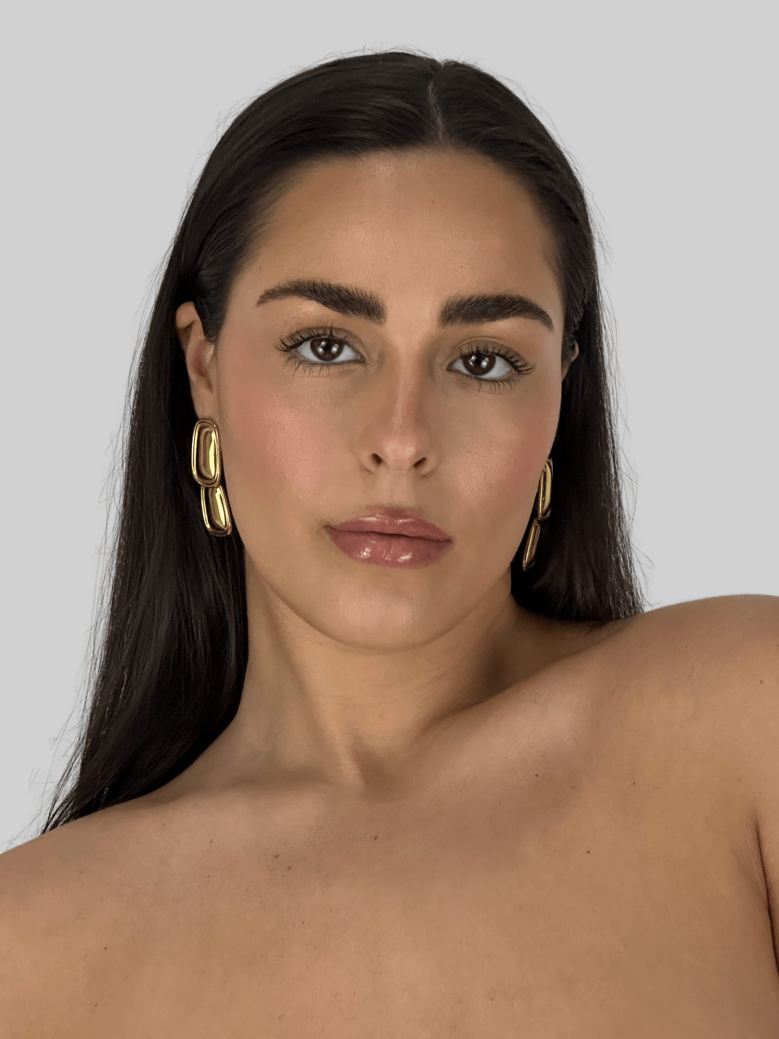 Double Plate Drop Earrings - Vamp Official