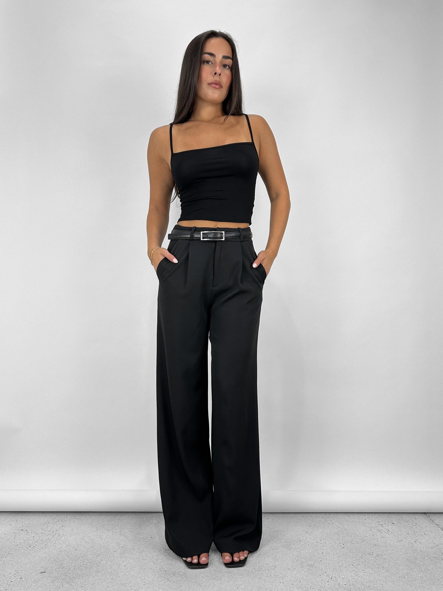 High Rise Pleated Trousers - Vamp Official