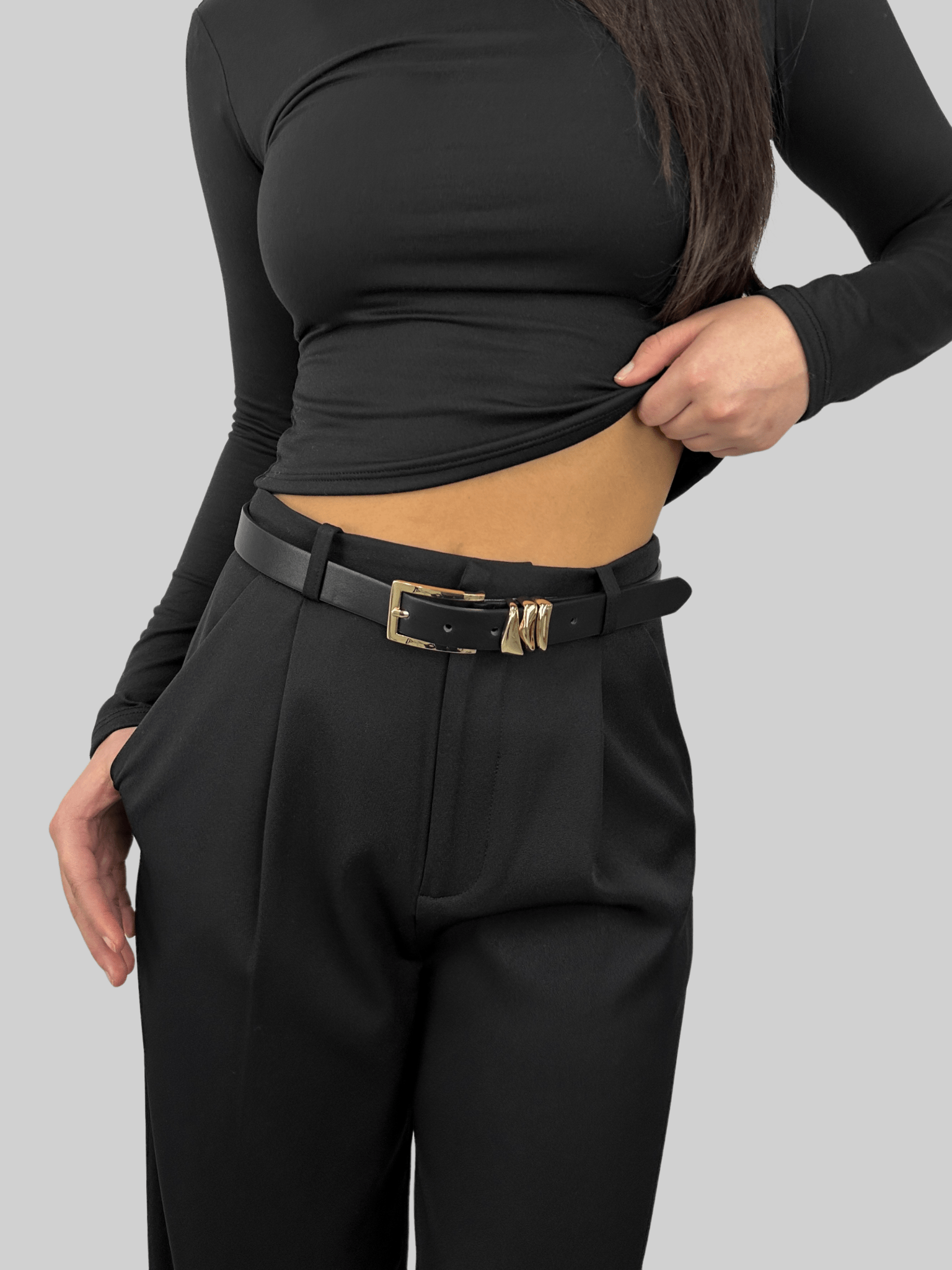 Rectangle Buckle Belt - Vamp Official