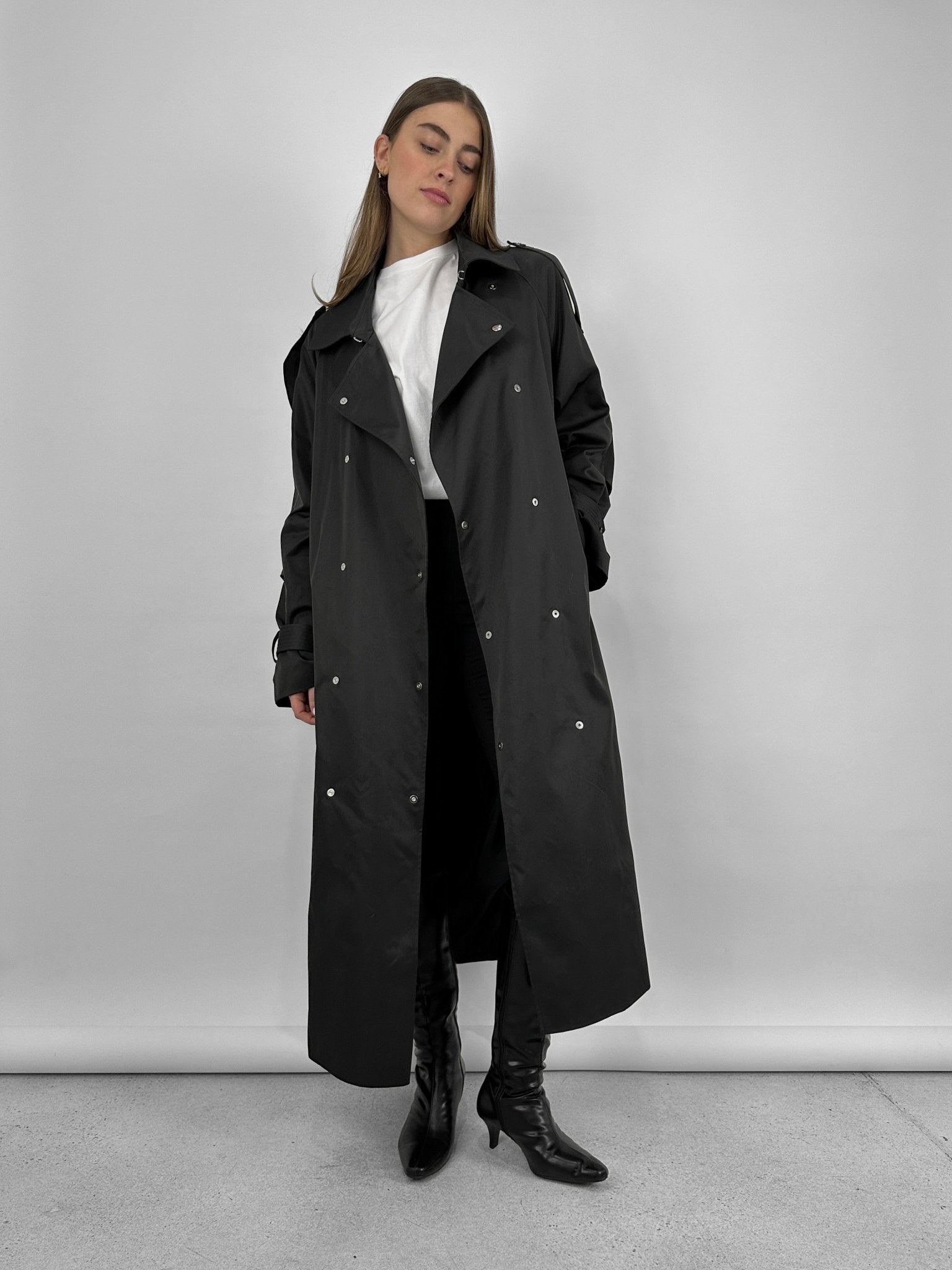 Dove Oversized Trench Coat