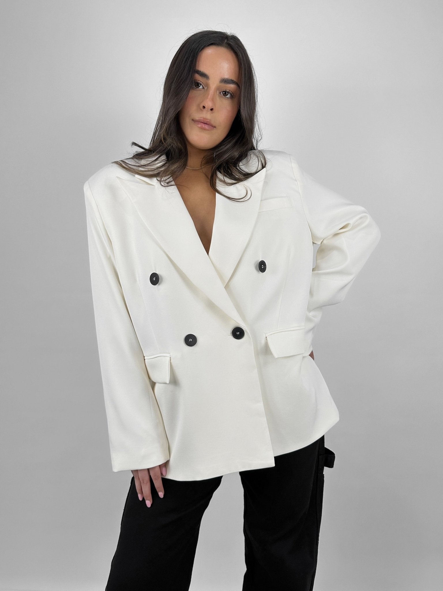 Femme Double Breasted Blazer