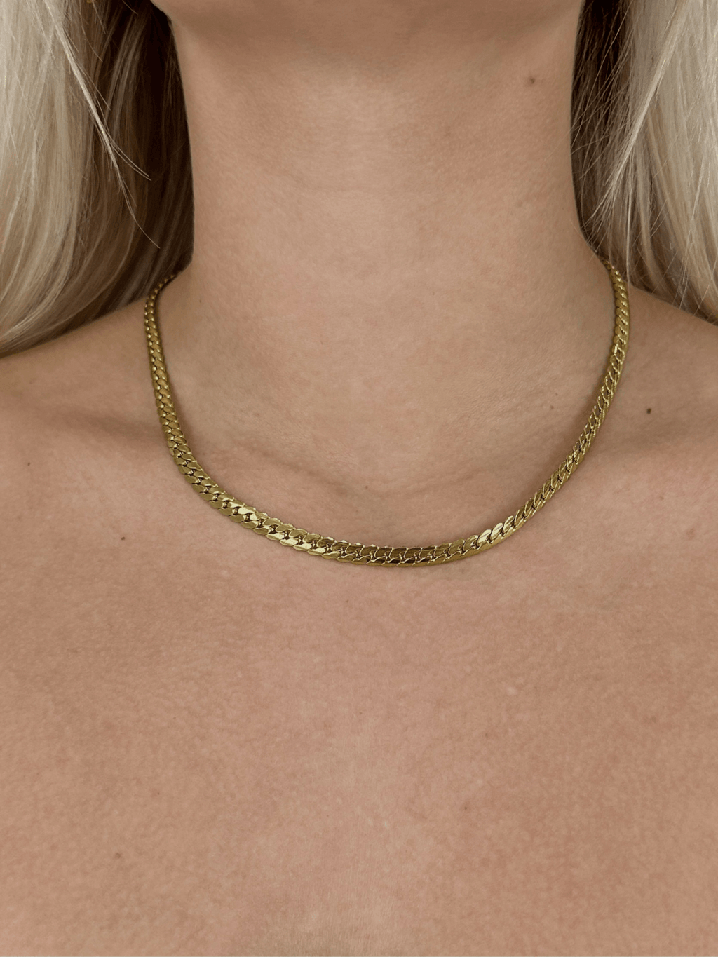 Flat Curb Chain Necklace – Vamp Official