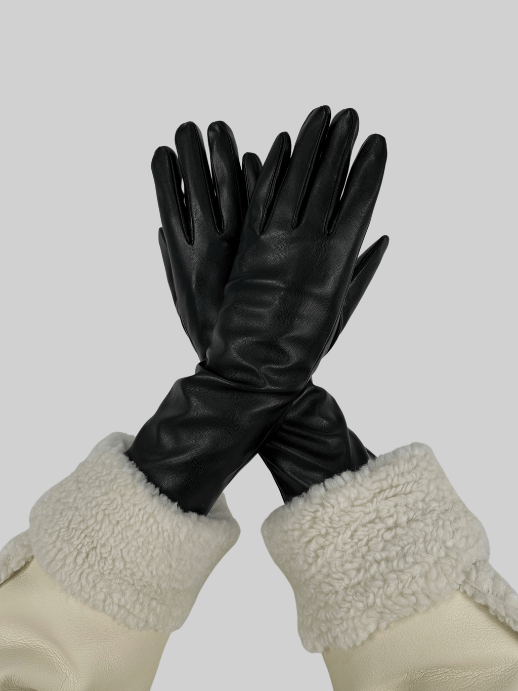 Vegan Leather High Gloves